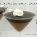 Chocolate Panna Cotta with Coffee Gelee