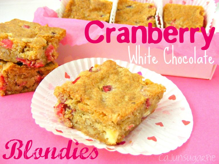 cranberry blondie
