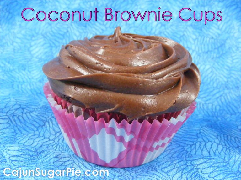 Coconut Brownie Cups