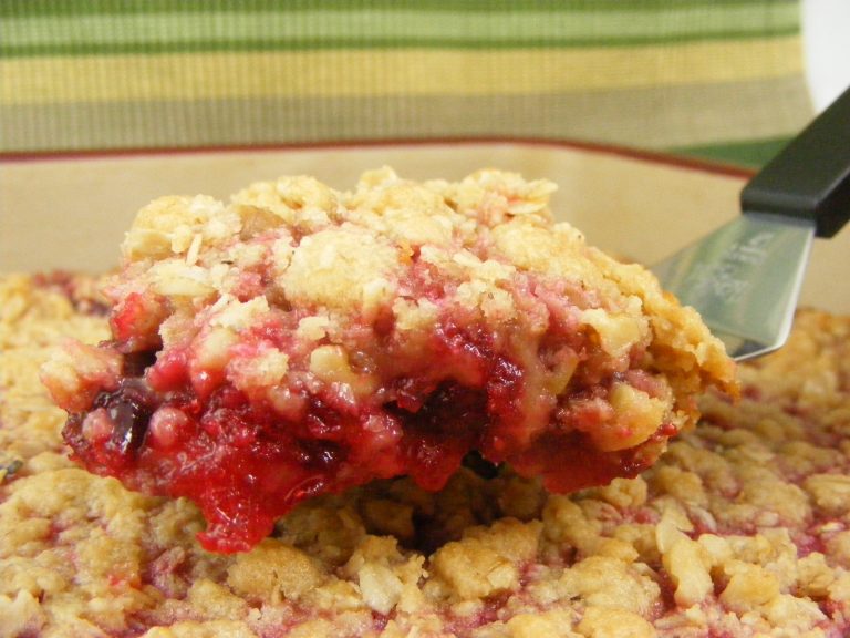 cranberry oat bars