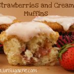strawberry cream muffins